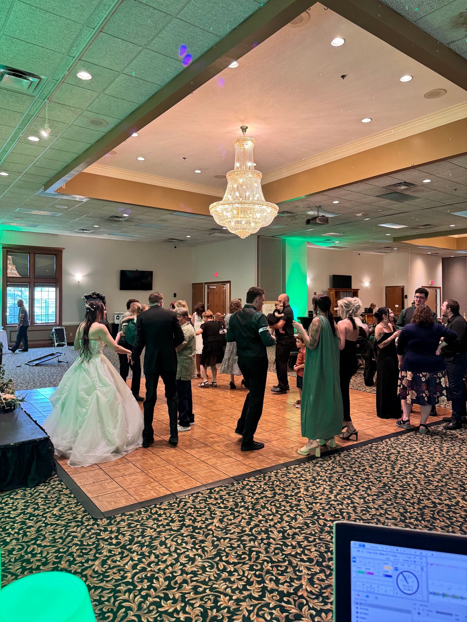 Guests celebrating at an event